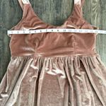 Saltwater Luxe  Stunner Velvet Mini Dress in Dusty Rose Size Medium Photo 8