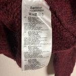 Barbour Maroon Red Alpaca Wool Turtleneck Knit Pullover Sweater Size 8 Photo 7