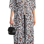 🇺🇸 Cheetah Sheer Short Sleeve Long Kimono Size XL Photo 1