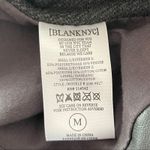 Blank NYC Jacket Womens Medium Gray Private Practice Jersey Knit & Vegan Leather Photo 6