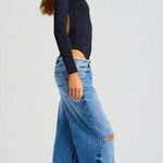 SER.O.YA Odessa Cut Out Open Bodysuit Black Womens Size Medium Photo 3