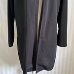 Zenobia  Black Lace Up Back Open Front Blazer Jacket Women's Plus Size 3XL Photo 4