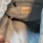 Lu & Elle Blue Striped Women's Terrycloth Bookbag Photo 6