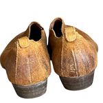 Seychelles Skein Loafer Shoes Women 9 Cognac Brown Nubuck Leather Modern Classic Photo 8