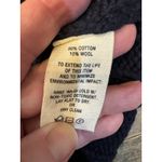 ALEX MILL JUMPER PULLOVER ROLLED Neck Blue Sweater Ribbed Size Large Mock Photo 4