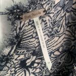 Free People Myna Tank in Floral Print Black Combo Frayed Raw Edges W-091 Sz S Photo 7