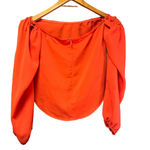 Pretty Little Thing  Orange Top - Women's US 6 - Detached Sleeves Photo 1