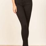 Reformation  High & Skinny Jeans in Black Photo 0