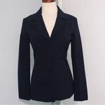 ZARA  Women Black Long Sleeves Tailored Blazer with Buttons Size XL Shoulder Pads Photo 6