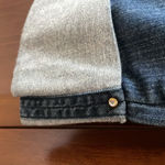 NYDJ  | dark wash wide‎ cuffed crop jeans Sz 8 Photo 3