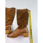 Zodiac USA Women's Brown Suede Leather Tall Boots Size 8 M Photo 7