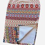 Bisou Bisou Womens Multicolor Blue Midi Pencil Skirt Casual Work Wear Size XS Photo 1