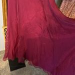 Michaelangelo  Strapless Magenta Gown Photo 2