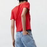 ZARA New MICKEY MOUSE ©DISNEY T-SHIRT WOMENS SIZE S RED Photo 2