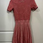 Shoshanna Pink Heath Knit Jacquard Mini Dress Size Medium $418 Photo 1