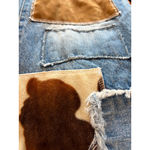 Revice Denim Revive Cowboy Patchwork A-List / Paparazzi Flare Jeans Sz 26 Photo 7