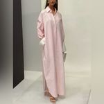Helsa  Oversized Shirt Dress in pink S Photo 8