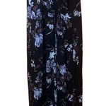 American Eagle 403.  floral v neck jumpsuit size large Photo 0