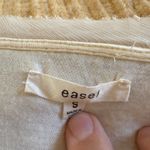 easel  NWOT Layered Fringe Cream Knit Top Photo 4