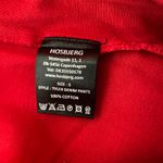 Hosbjerg Tyler Red Cotton Wide Leg Jeans Five Pocket Relaxed Fit Denim Pants S Photo 7