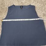 Eileen Fisher  100% Silk Sleeveless Boxy Tank Top Blue Medium M Office Workwear Photo 4