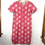 Liz Claiborne VTG 90’s Red White Polka Dot Floral Midi Cottage Dress Size 8 Photo 3