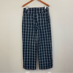 Madewell Slim Emmett Wide-Leg Full-Length Pants in Windowpane Check Size 30 Photo 9