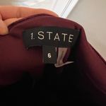 1. State NWT  Mock Neck Halter Jumpsuit in Port Photo 6