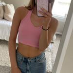 SheIn Pink Halter Crop Top Photo 0
