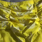 Torrid High Waisted Ruched Swim Bottoms, Graphic Pineapple 1X 14-16 Yellow White Photo 1