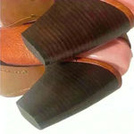 Frye  Amy Women’s  Brown Leather Heeled Buckled Slingback Shoes 9 M / 39-40 Photo 8