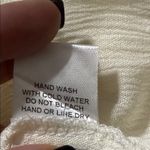 1.4.3. Story by Line Up  women’s small off white blouse v-neck ruched detail sheer Photo 6