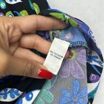 Chaus Floral Top Cowl Neck Short Sleeves Stretchy Material Sz S Purple Photo 5