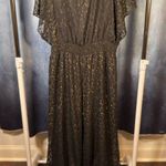 Vince Camuto  Black Jumpsuit with Gold Detail Photo 2