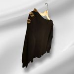 Philosophy ‎ Boat Neck Sweater with Large Buttons Photo 2