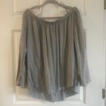 Cloth & Stone Anthropologie  Homestead Off Shoulder Blouse. Size Medium. Photo 9