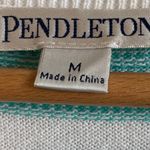 Pendleton  Striped Button Down Cardigan 100% Cotton Size Medium New Without Tag Photo 3