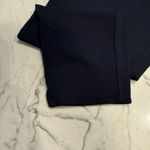 Hue  Navy Blue Ponte Leggings Size 1X Pull-On Stretch Wide Waistband Plus Photo 2