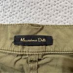 Massimo Dutti  Olive Green Khaki Womens Cargo Shorts Casual Fit Size 4 EUC Photo 2
