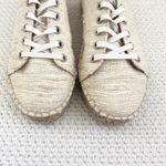 Aquatalia NWOB Flyn Multi Tone Off White Canvas Woven Espadrille Sneaker 6 Photo 98