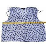 PaperMoon  Blue Floral Tank‎ Top Flowy Lightweight 2XL NWOT Plus Size Photo 3