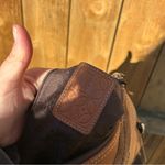 Fossil  MULTICOLOR PATCHWORK CROSSBODY BROWNS/TAN leather purse hobo lines fall Photo 10