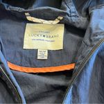 Lucky Brand Women’s Navy Blue Hooded Windbreaker Jacket – Size M Photo 1