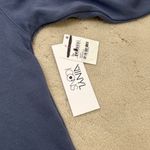 The Vinyl Icons Apres Ski Retro Raw Hem Blue Grisaille Sweatshirt Size Large NWT Photo 7