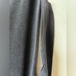 Rag and Bone Charcoal Gray Dana Chunky Knit Cold Shoulder Sweater Dress M Photo 6