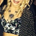 Urban Outfitters Velvet Crop Top Photo 0