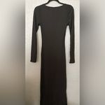 SKIMS NWT  Soft Lounge Long Sleeve Long Dress Onyx Black Size XL Photo 2
