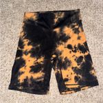 Balance Athletica  Vitality Small Orange and black tie-dye biker/workout shorts  Photo 0