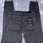 ANINE BING Jax Low Rise Skinny Jeans Washed Black 25 Photo 3