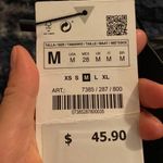 ZARA ❤️Bloggers Favorite❤️ NWT  CUT OUT FAUX LEATHER LEGGINGS Photo 2